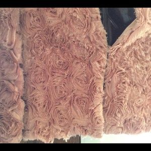 Shabby chic rose jacket